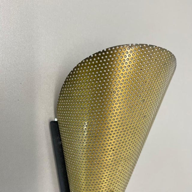 Hole Pattern Theatre Wall Light in the style of Mategot, France, 1950s For Sale - Image 9 of 14