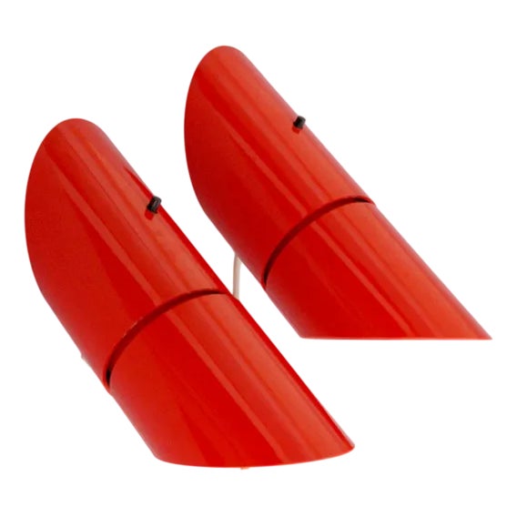 Phister Wall Lamps by Hans Due for Fog & Mørup, 1970s, Set of 2 For Sale