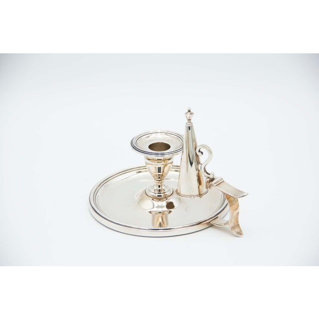 Silver Paddle with Trim and Candle Snuffer For Sale - Image 3 of 3