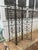 Tall Hand-Forged Iron Garden Screen / Folding Room Divider, 4-Panel For Sale In Nantucket - Image 6 of 10