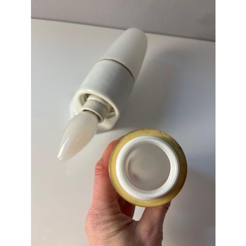 Glass White Model 6068 Wall Lamp by Wilhelm Wagenfeld for Lindner For Sale - Image 7 of 11