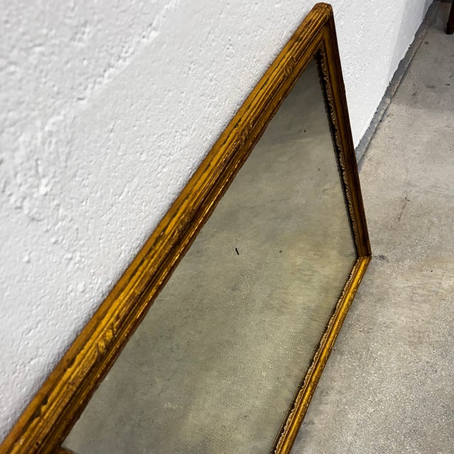 Gold Antique Mirror with Gilt Frame from Maison Lebrun, 1890s For Sale - Image 8 of 18