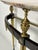 Mid-Century Modern Console Table in Brass with Lacquered Beech and Marble, 1950s For Sale - Image 10 of 14