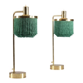 Brass Model B-140 Table Lamps by Hans-Agne Jakobsson, 1960s, Set of 2 For Sale
