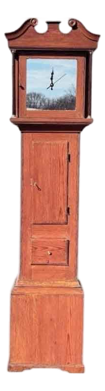 Georgian Pine Grandfather Clock