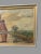 Brown Vintage Country Landscape Windmill Oil Painting on Artists Board For Sale - Image 8 of 10