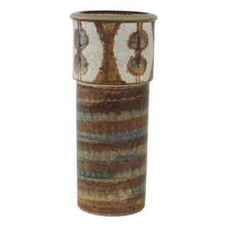 Vintage Danish Ceramic Vase by Svend Åage Jensen for Søholm, 1960s For Sale