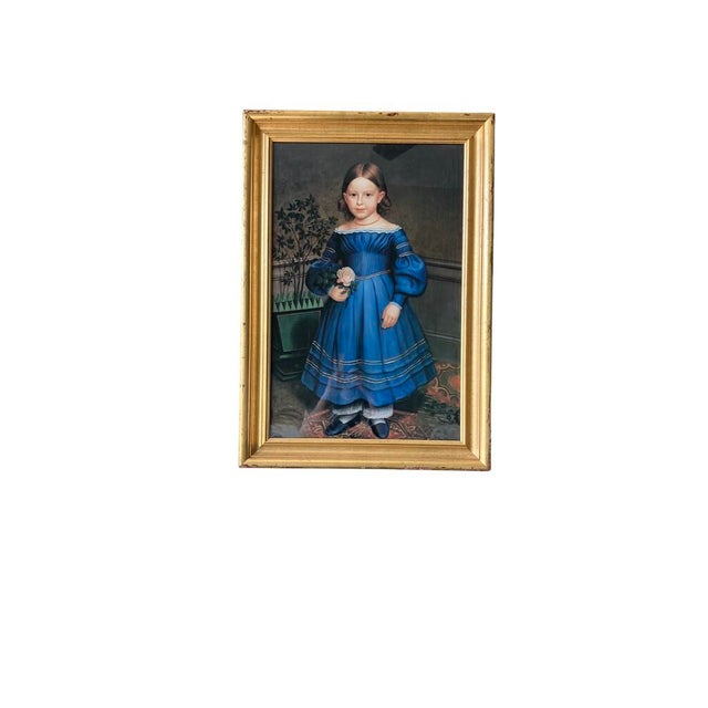 Robert Peckham Rosa Heywood Folk Art Lithograph j.j. Kormann & Sons Custom Gilded Frame 22x31 Large For Sale In Milwaukee - Image 6 of 16