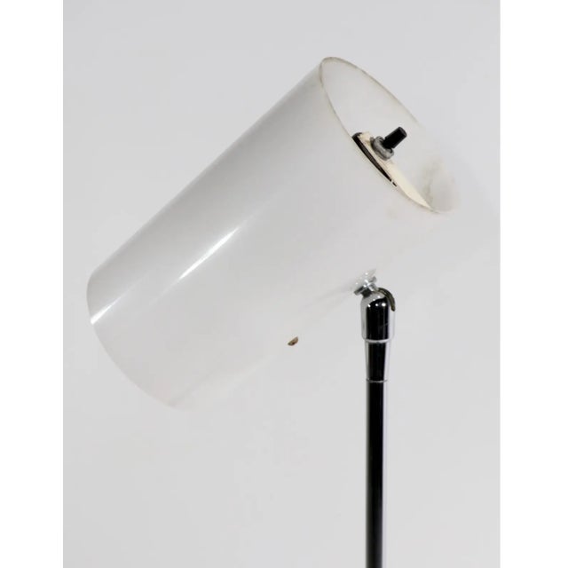 1970s Mid Century Modern Chrome Cylinder Can Shade Floor Lamp by George Kovacs For Sale In New York - Image 6 of 8