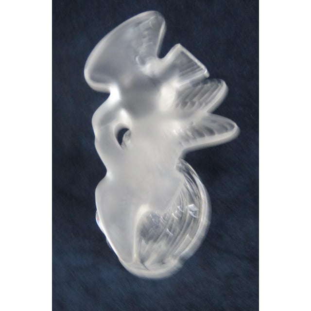 Lalique Nina Ricci L Air Du Temps Empty Perfume Bottle Love Birds Stopper 5195b For Sale - Image 12 of 14