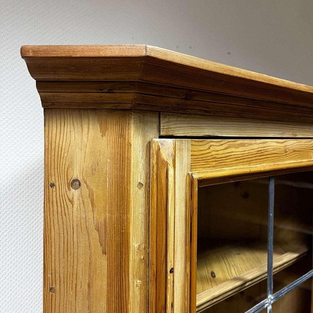 Antique Softwood Corner Cabinet from Franconia, Set of 2 For Sale - Image 3 of 16