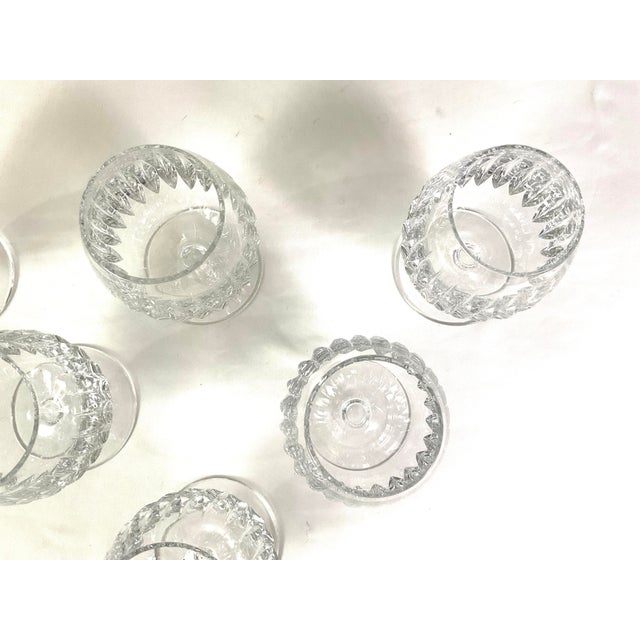 Traditional Waterford, Crystal of Ireland, Makers of Luxury Premium Crystal-“Carina” Small 4 Ounce Sniffers/Cordial – Set of Six For Sale - Image 3 of 7
