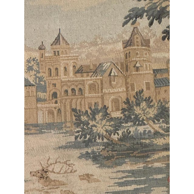 Vintage Aubusson Jaquar Tapestry, 1950s For Sale - Image 10 of 15