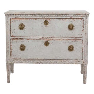 Danish 19th Century Carved Chest of Drawers For Sale