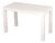 Modern White Lacquered Parson's Desk For Sale