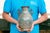 Antique Japanese Enamel-Over-Bronze Cloisonné Vase With Peacock Handles For Sale - Image 4 of 7