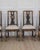 Black Set of Six Swedish Baroque Chairs, Circa 1750 For Sale - Image 8 of 14