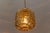 Metal Yellow Murano Glass Ball Pendant Lamp from Doria Leuchten, 1960s For Sale - Image 7 of 8