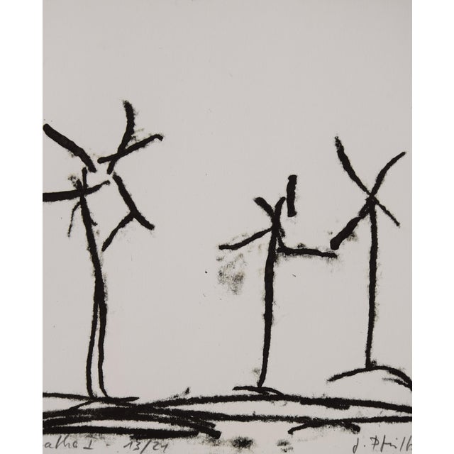 2000 - 2009 Johannes Pfeiffer, Golgotha I, 2007, Monotype For Sale - Image 5 of 11