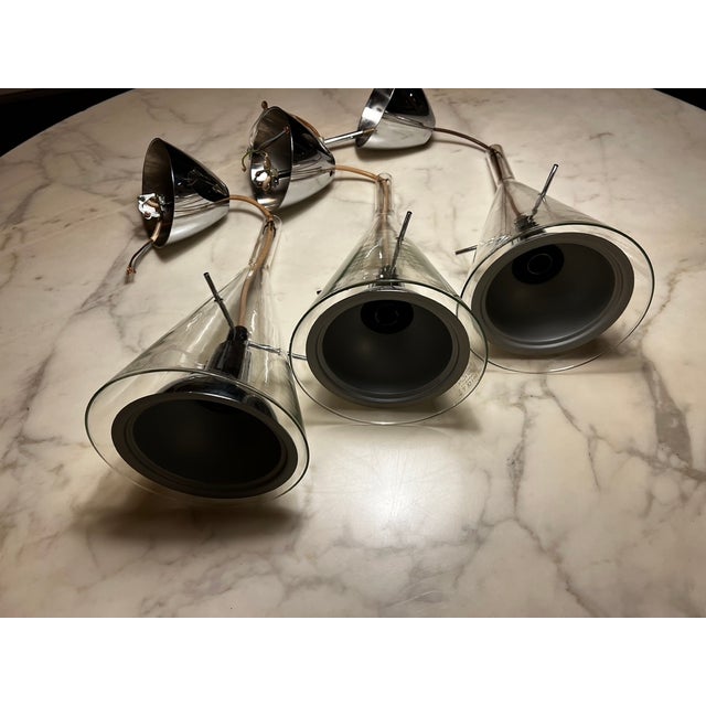 First Edition Pendant Lights by Franco Raggi for Fontana Arte, 1999, Set of 3 For Sale - Image 10 of 14