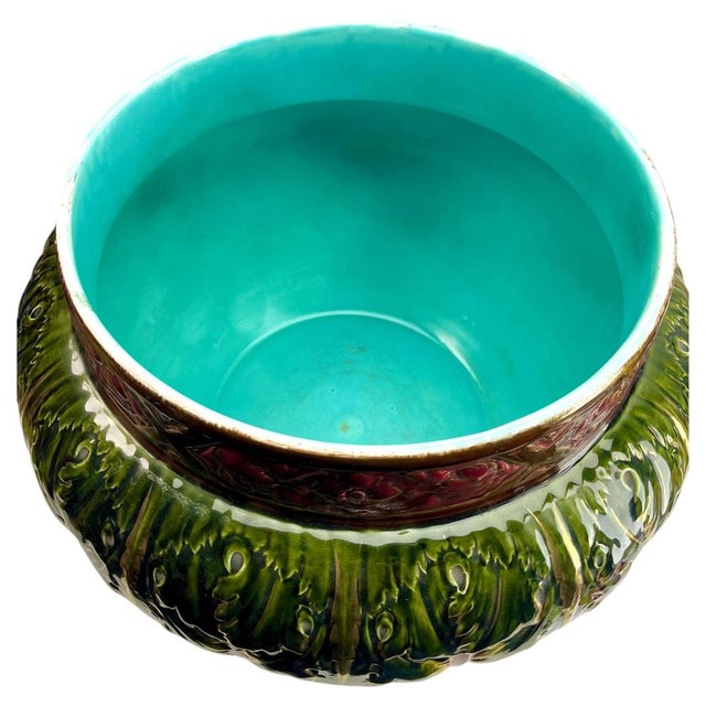 Large Art Nouveau Belgian Jardinière, 1920 For Sale - Image 6 of 11