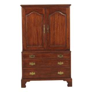 Henkel Harris Cherry Tv Armoire Cabinet For Sale