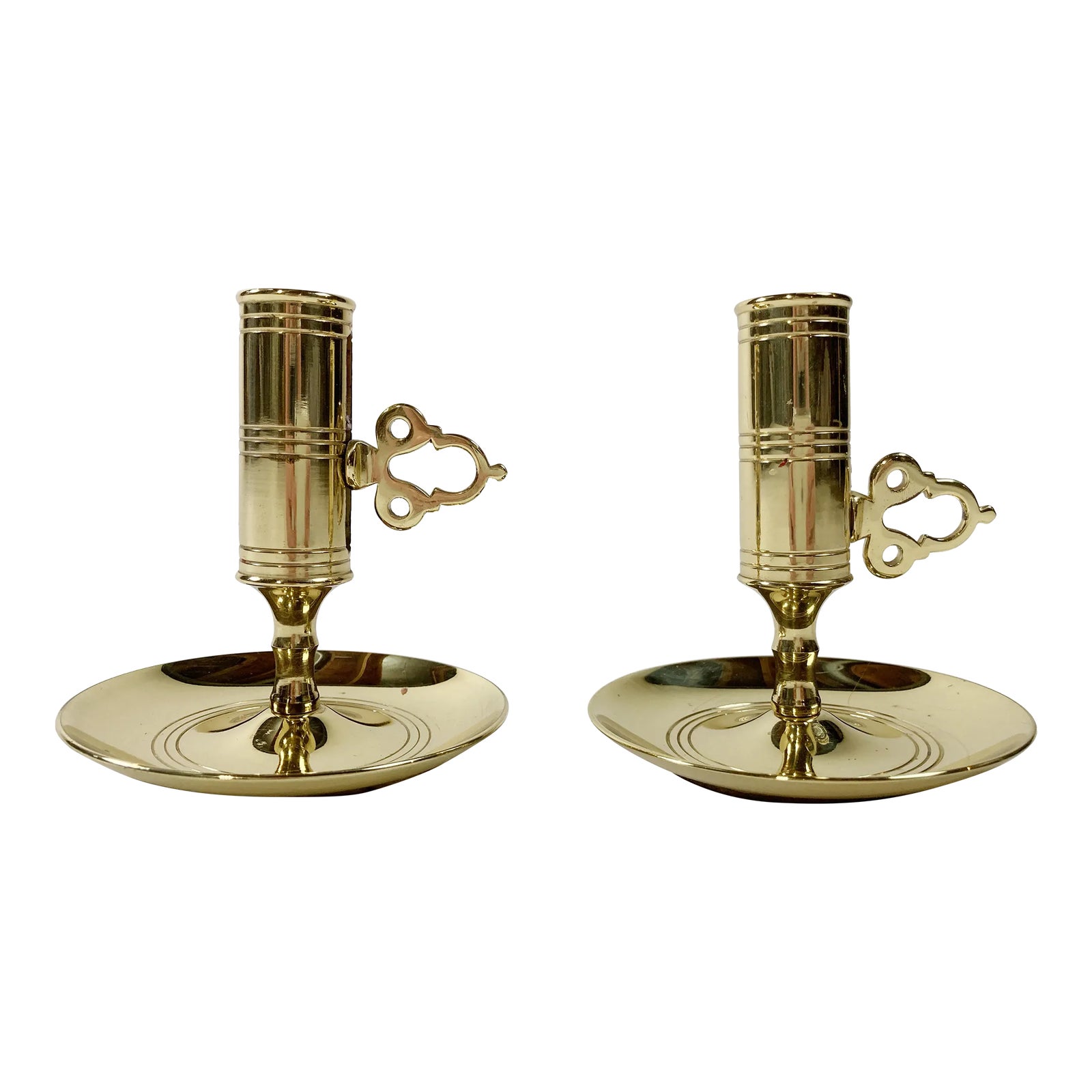 Baldwin Brass Candlesticks, a Pair Chairish