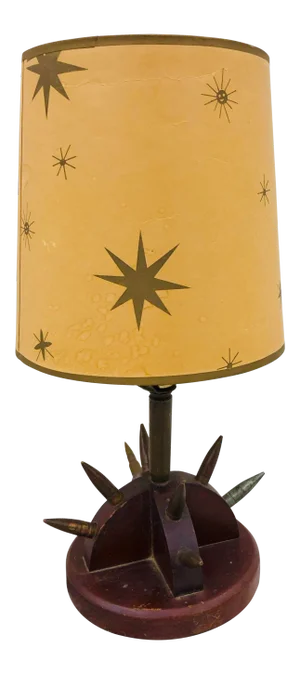 Antique Trench Art Lamp