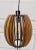 Mid-Century Modern Wood Panel Pendant Lights- Set of 3 For Sale - Image 3 of 11