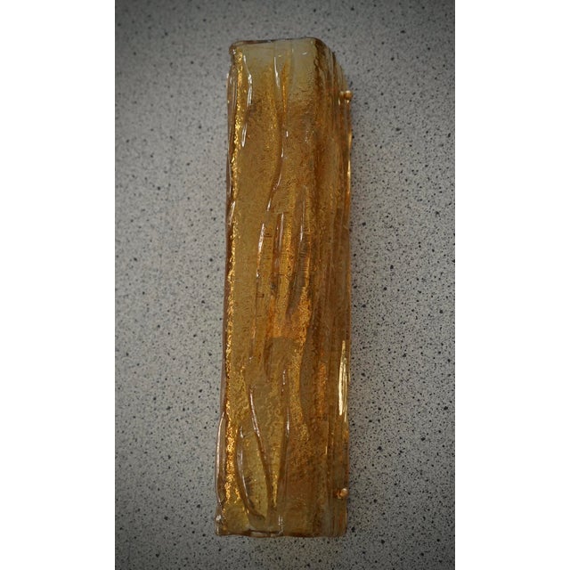 Copper Murano Art Glass Orange Color Wall Light, 2000 For Sale - Image 8 of 10