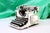 Antique Silver Model Typewriter, in Good conditions. Designed 1980 to 1989