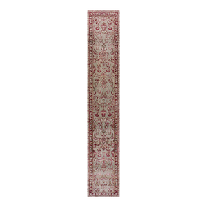 Sublime Baby Blue Ground Color With Delicate Floral Desing Antique Persian Kirman Rug