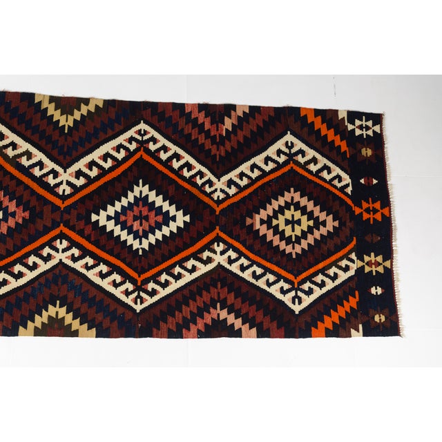 Vintage Anatolian Kilim Runner For Sale - Image 9 of 10