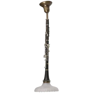 1930s Clarinet Form Chandelier