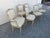 French Set of Six Painted French Louis XV Style Dining Chairs For Sale - Image 3 of 18
