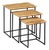 Avinash 3pc Set Nest Table For Sale