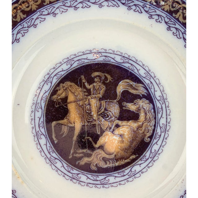 English Antique Forster & Elsmore Vaquero Plate - Circa 1850 For Sale - Image 3 of 12