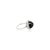 Not Yet Made - Made To Order Antique Style Black Star Statement Ring With Sparkling Halo Zircons Size 7.5 For Sale - Image 5 of 12