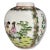This elegant vintage ginger jar vase is a stunning example of traditional Chinese porcelain artistry. The vase is crafted...