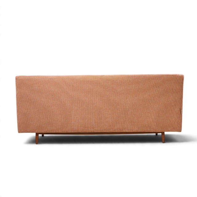 Kipp Stewart for Drexel Mid Century Walnut Sofa For Sale In Chicago - Image 6 of 9