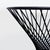 2000 - 2009 Modern Black Wire Frame Accent Outdoor Table With Round Top For Sale - Image 5 of 6