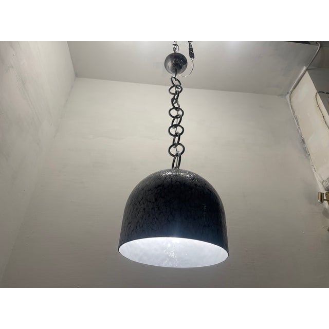 Murano Glass Light Pendant Series Neverrino by Gae Aulenti, 1970s For Sale - Image 7 of 14