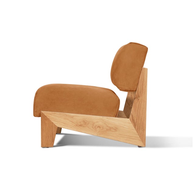 BRUTALISM, RESTORED: Inspired by Jeanerret’s modern geometry and 1970’s Los Angeles, the Highland chair combines raw...