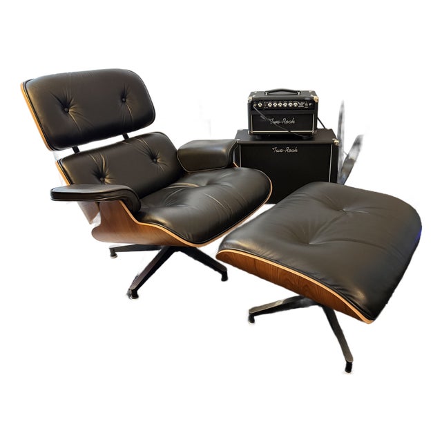 Herman Miller Eames Lounge Chair and Ottoman - Tall For Sale