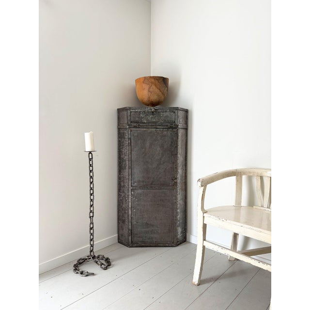 Brutalist Chain Link Candleholder, 1960s For Sale - Image 6 of 6