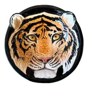 Vintage Italian Ceramic Tiger Bowl