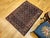 Textile Antique Persian Senneh Area Rug, Hand-Knotted Wool, Herati Pattern & Gol Farang Border, Navy & Light Blue, 4x5 For Sale - Image 7 of 18