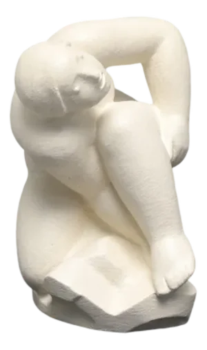 Jan Keustermans, Statue, 1990s, Plaster