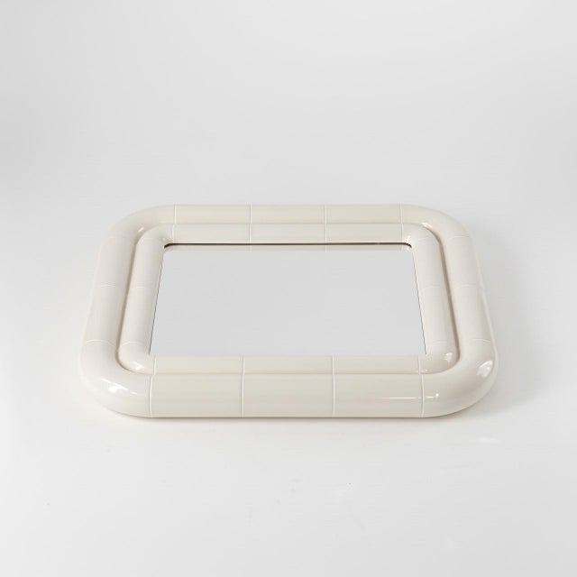 Contemporary Portalito Mirror in Off-White by Tilecito For Sale - Image 3 of 5