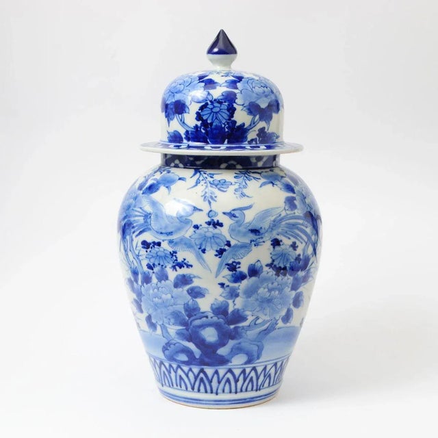 Antique Japanese Meiji Period Seto Porcelain Vase For Sale - Image 9 of 9